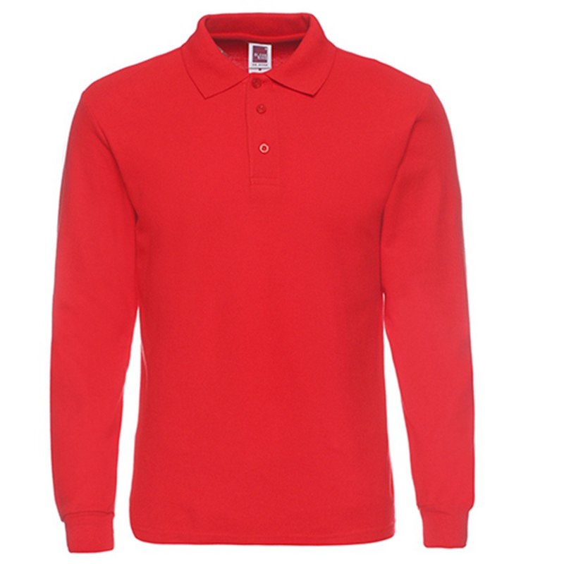 custom long sleeve polo shirts online 